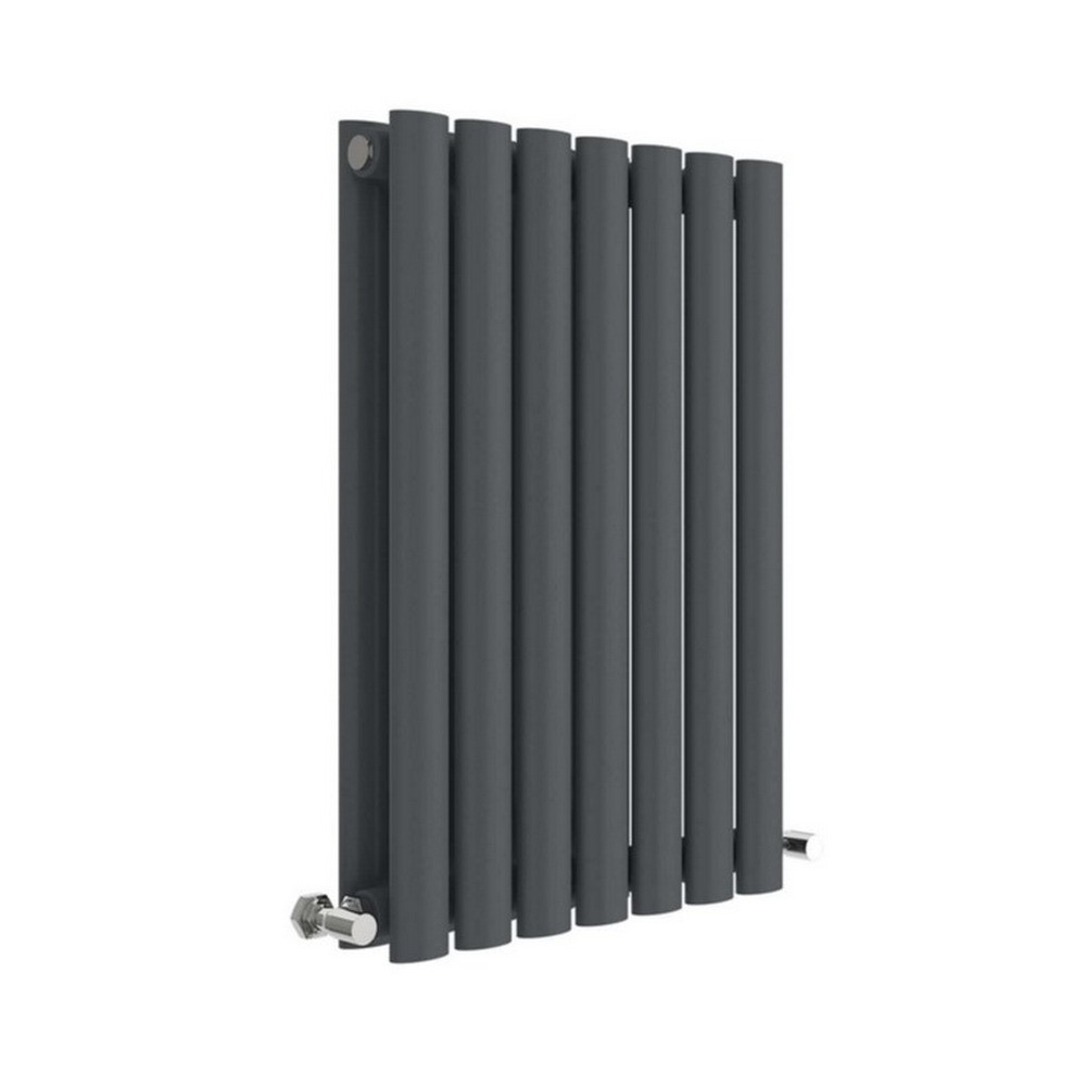 Hudson Reed Revive Horizontal Anthracite 600 x 412mm Double Panel Radiator (1)