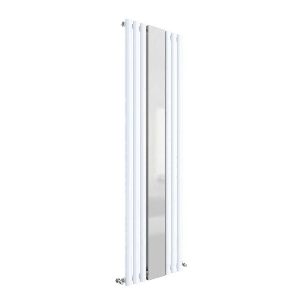 Hudson Reed Revive Single Panel Radiator With Mirror 1800 x 499mm High Gloss White (1)