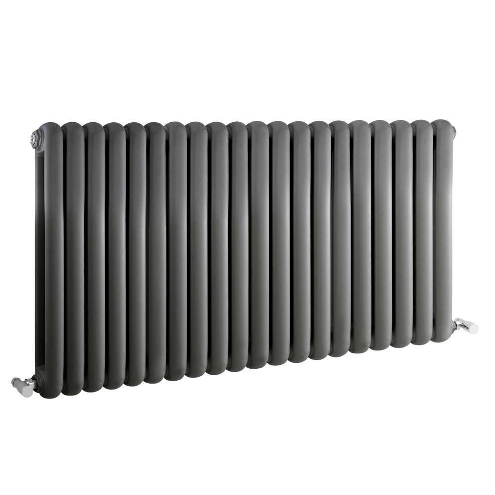 Hudson Reed Salvia Double Panel Radiator 635 x 1223mm Anthracite