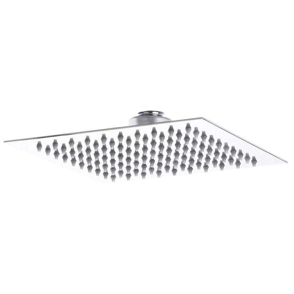 Hudson Reed Slim Stainless Steel Square Fixed Head