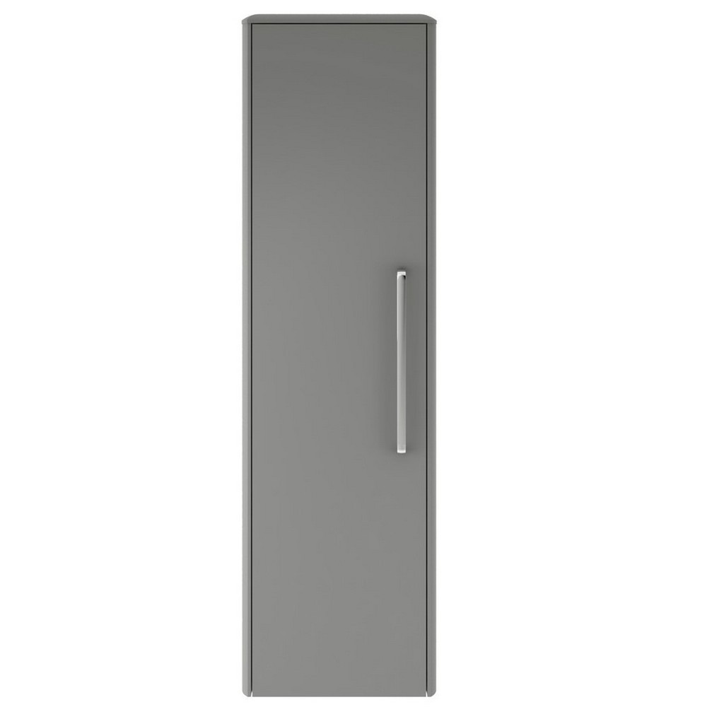 Hudson Reed Solar Wall Mounted 350mm Tall Unit Cool Grey