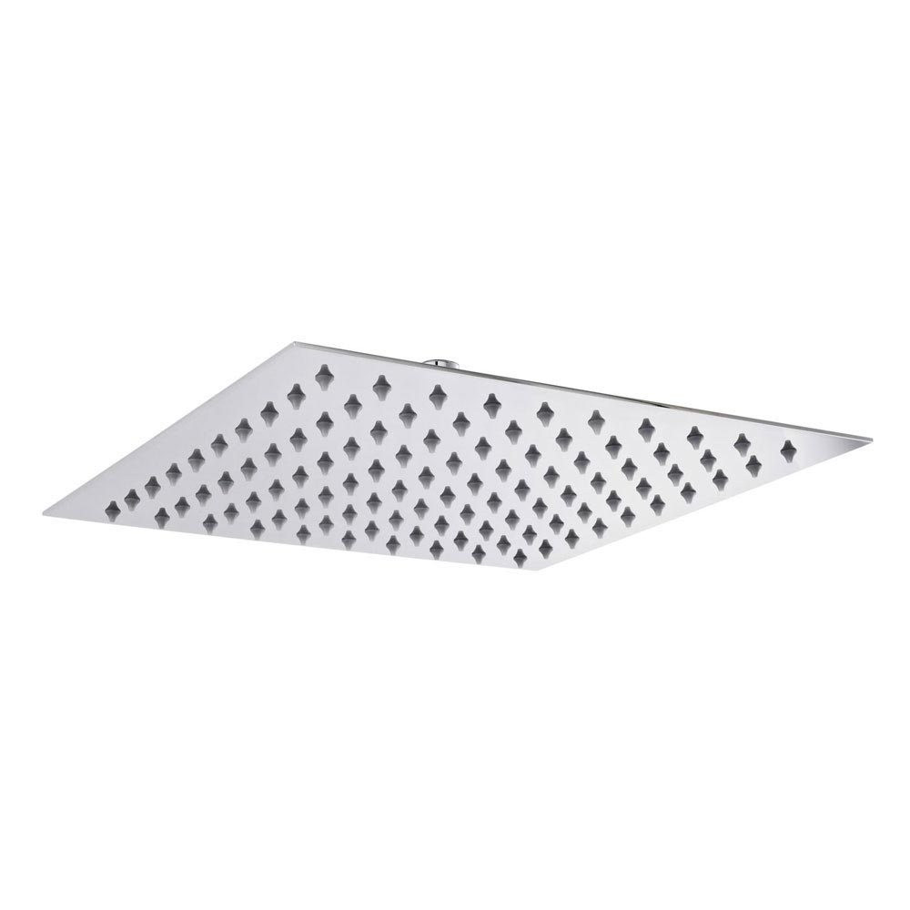 Hudson Reed Square Slim Stainless Steel 300 x 300mm Fixed Shower Head (1)