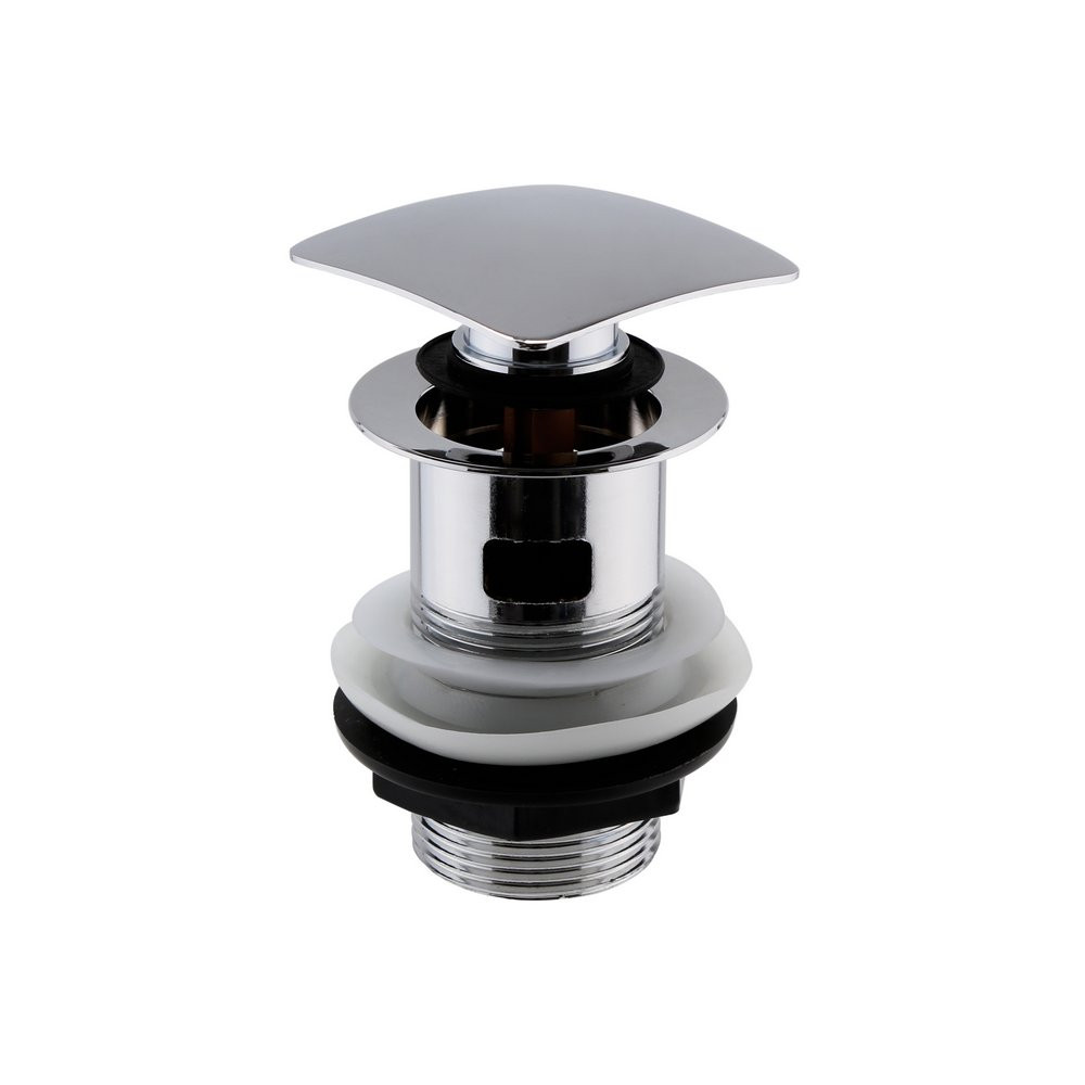 Hudson Reed Square Slotted Push Button Basin Waste