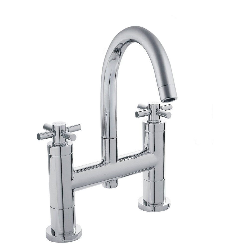 Hudson Reed Tec Crosshead Bath Filler with Swivel Spout