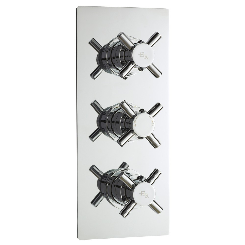 Hudson Reed Tec Crosshead Triple Shower Valve (1)
