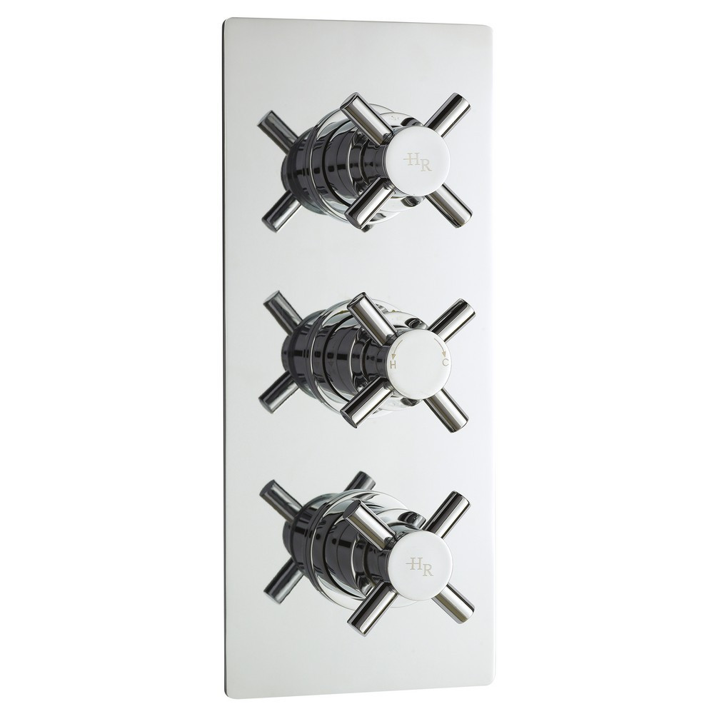 Hudson Reed Tec Crosshead Triple Shower Valve with Diverter (1)
