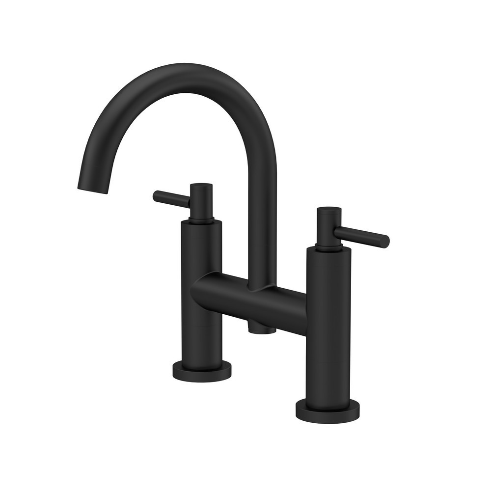 Hudson Reed Tec Lever Black Bath Filler (1)