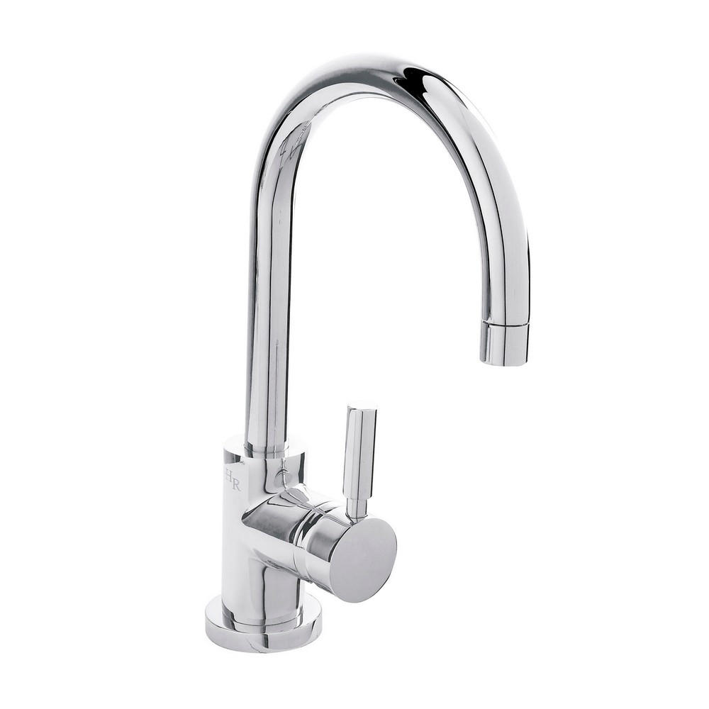Hudson Reed Tec Single Lever Side Action Basin Mixer & Waste (1)