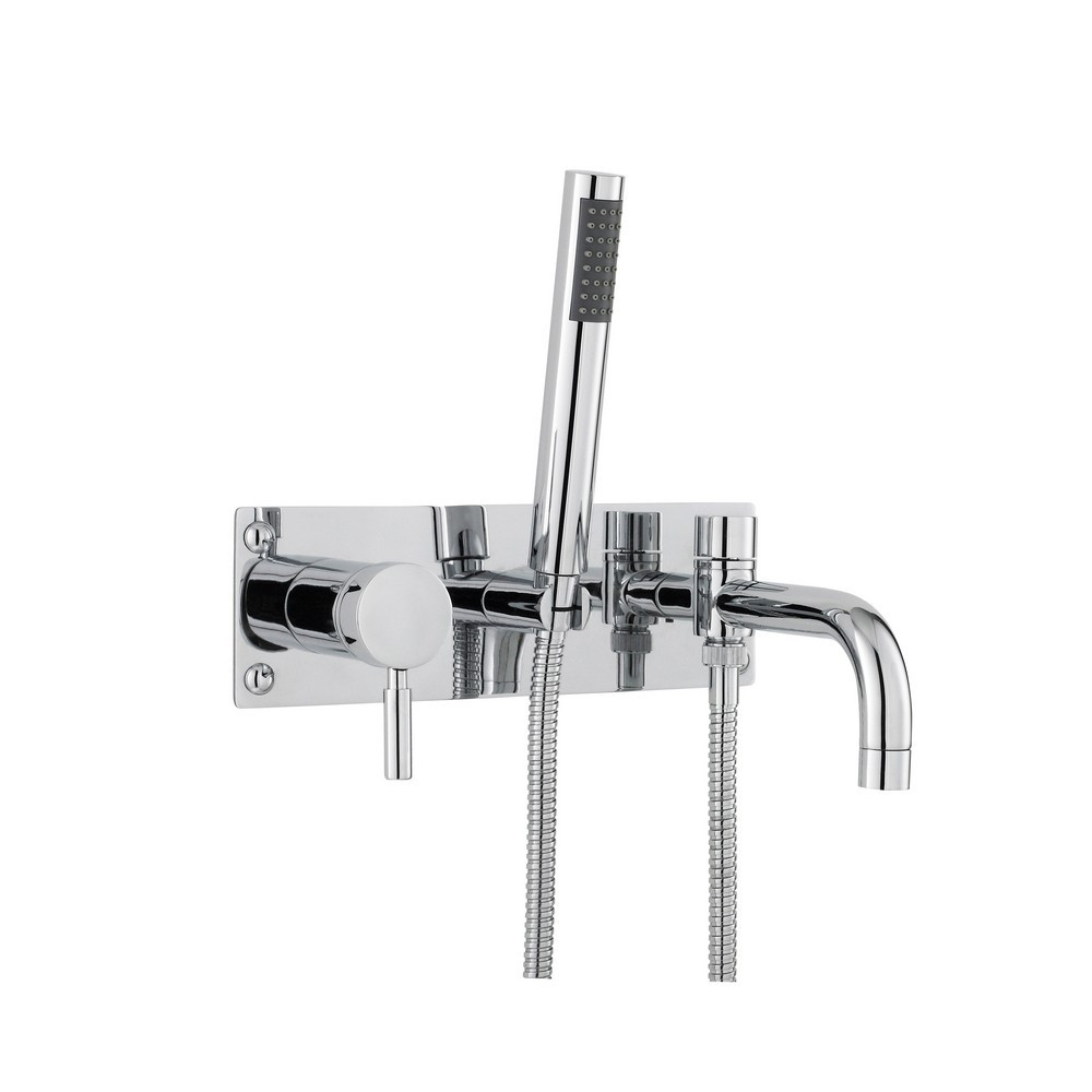 Hudson Reed Tec Single Lever Wall Mounted Bath Shower Mixer