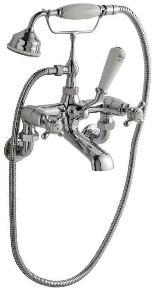 Hudson Reed Topaz Wall Mounted Dome Bath Shower Mixer