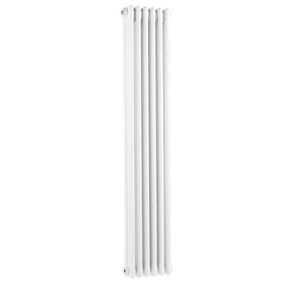 Hudson Reed Wall Mounted Colosseum Radiator 1500 x 287mm White (1)
