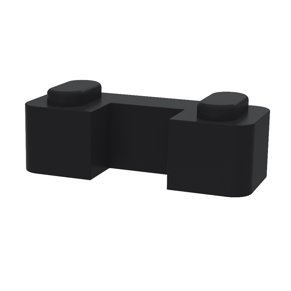 Hudson Reed Wetroom Black Screen Support Foot