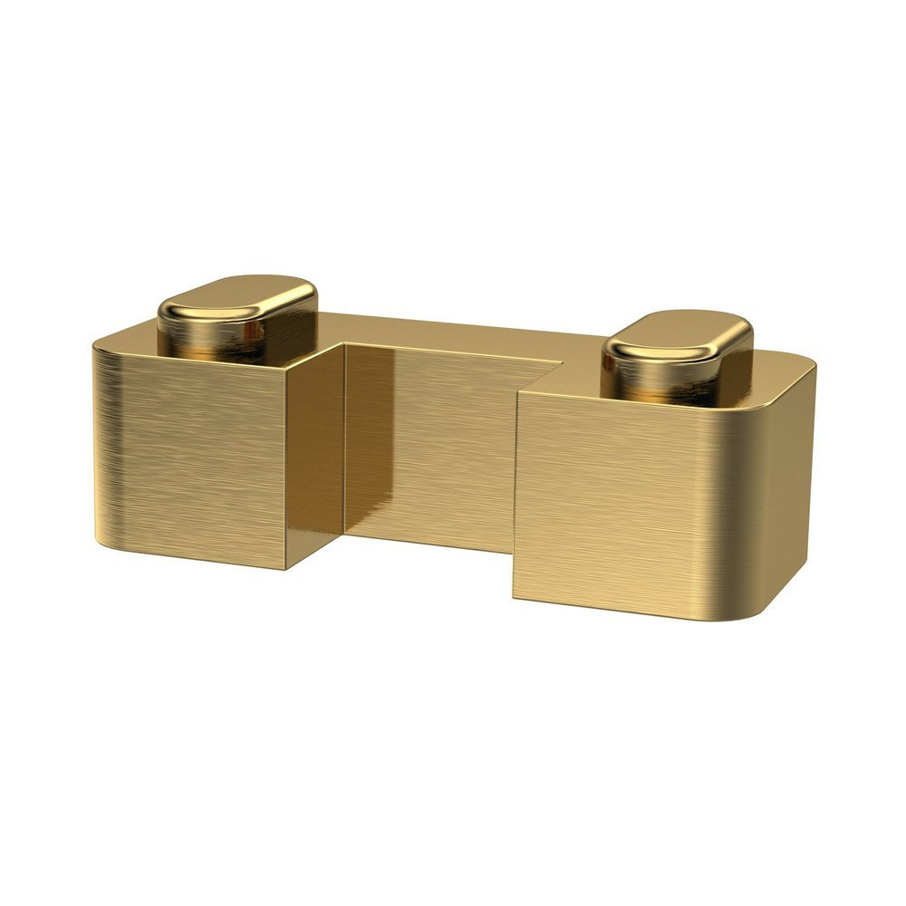 Hudson Reed Wetroom Brushed Brass Screen Support Foot (1)