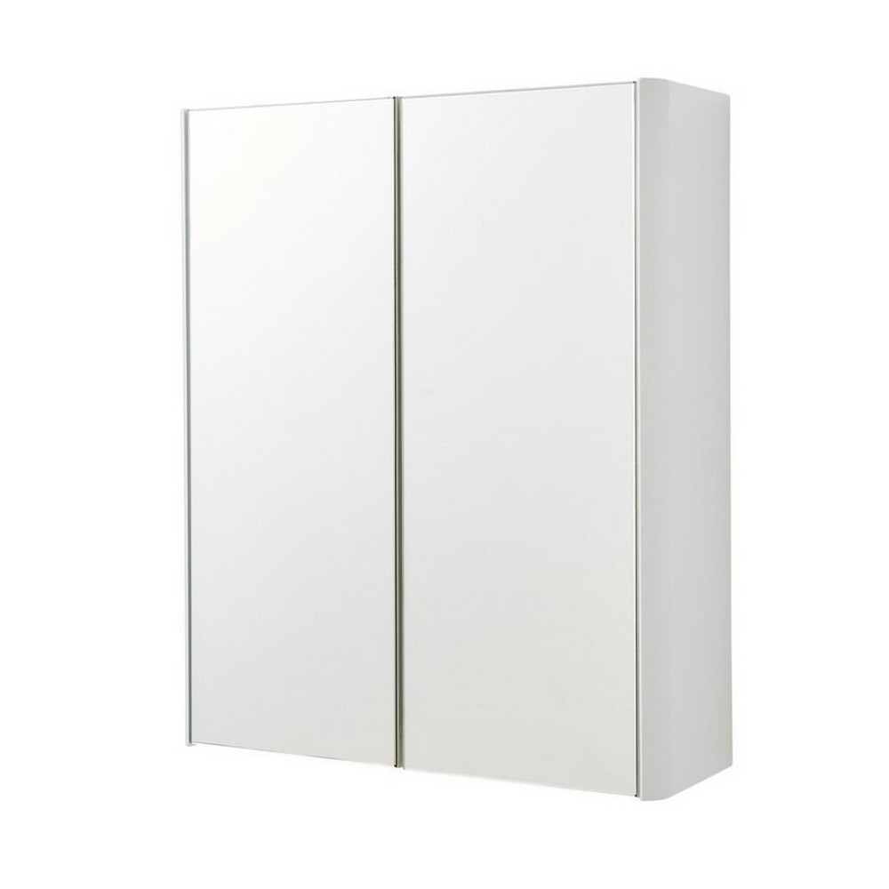 Kartell Arc 500mm Mirror Cabinet White (1)