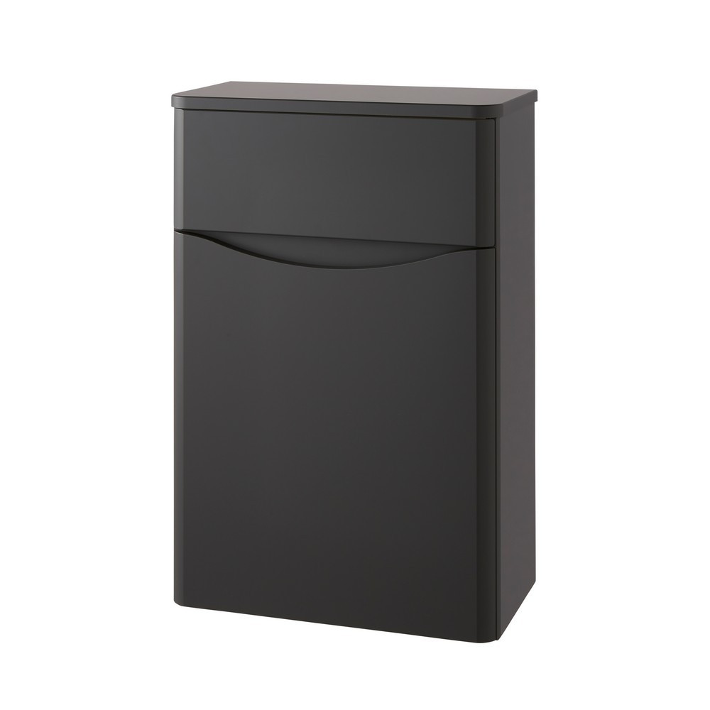 Kartell Arc 500mm WC Unit Matt Graphite Finish
