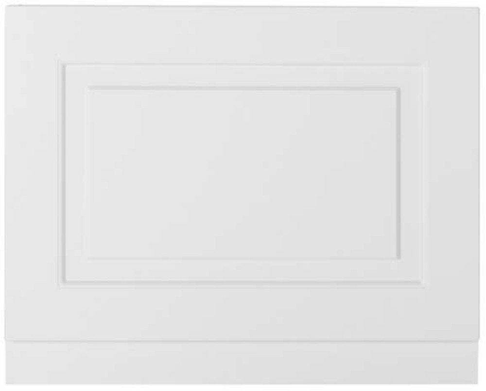 Kartell Astley 700mm Bath End Panel - Matt White