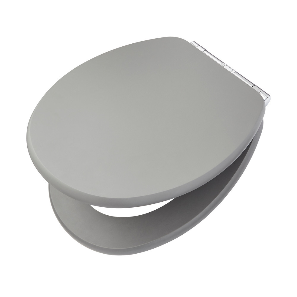 Kartell Astley Soft Close Close Coupled Toilet Seat Matt Grey