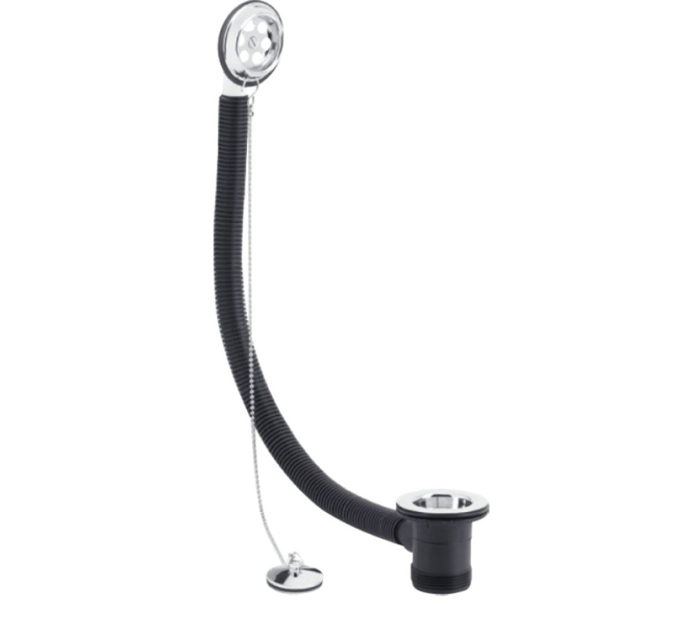 Kartell Bath Retainer Waste & Overflow with Brass Plug