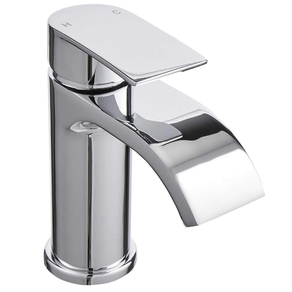 Kartell Bella Chrome Mono Basin Mixer with Waste