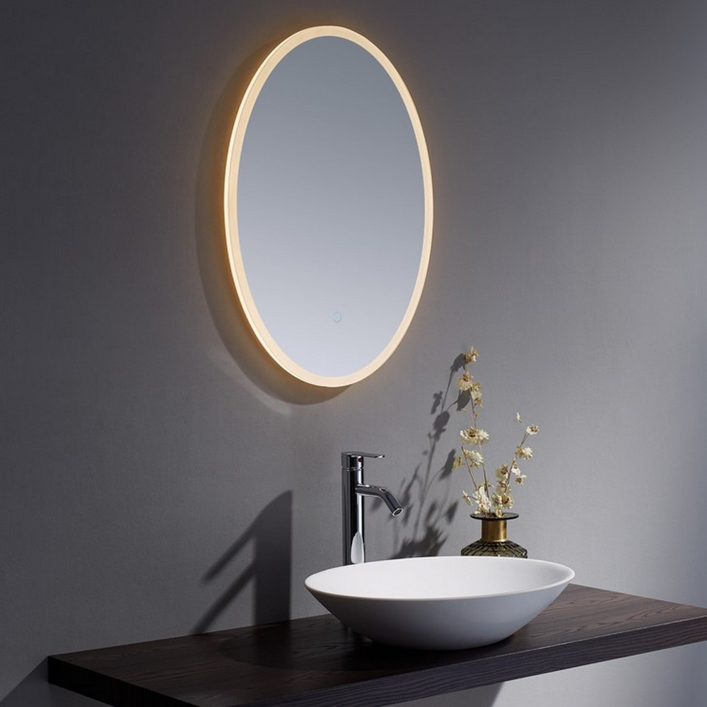 Kartell Clearlook Burleigh 500 x 700mm Oval LED Mirror