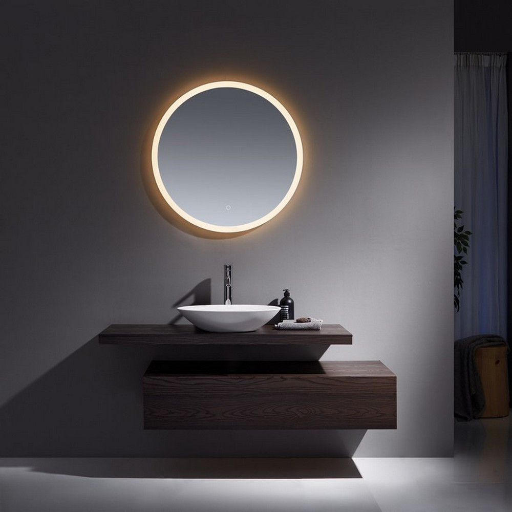 Kartell Clearlook Burleigh 800mm Rounded LED Mirror