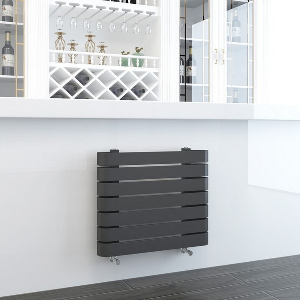 Kartell Denver Designer Anthracite 500 x 600mm Towel Rail