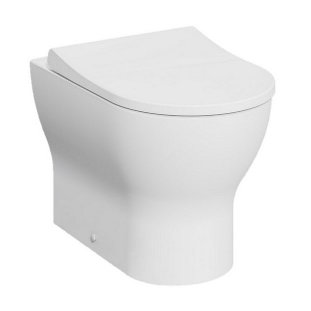 Kartell Eklipse Round Back To Wall Rimless WC Pan (1)