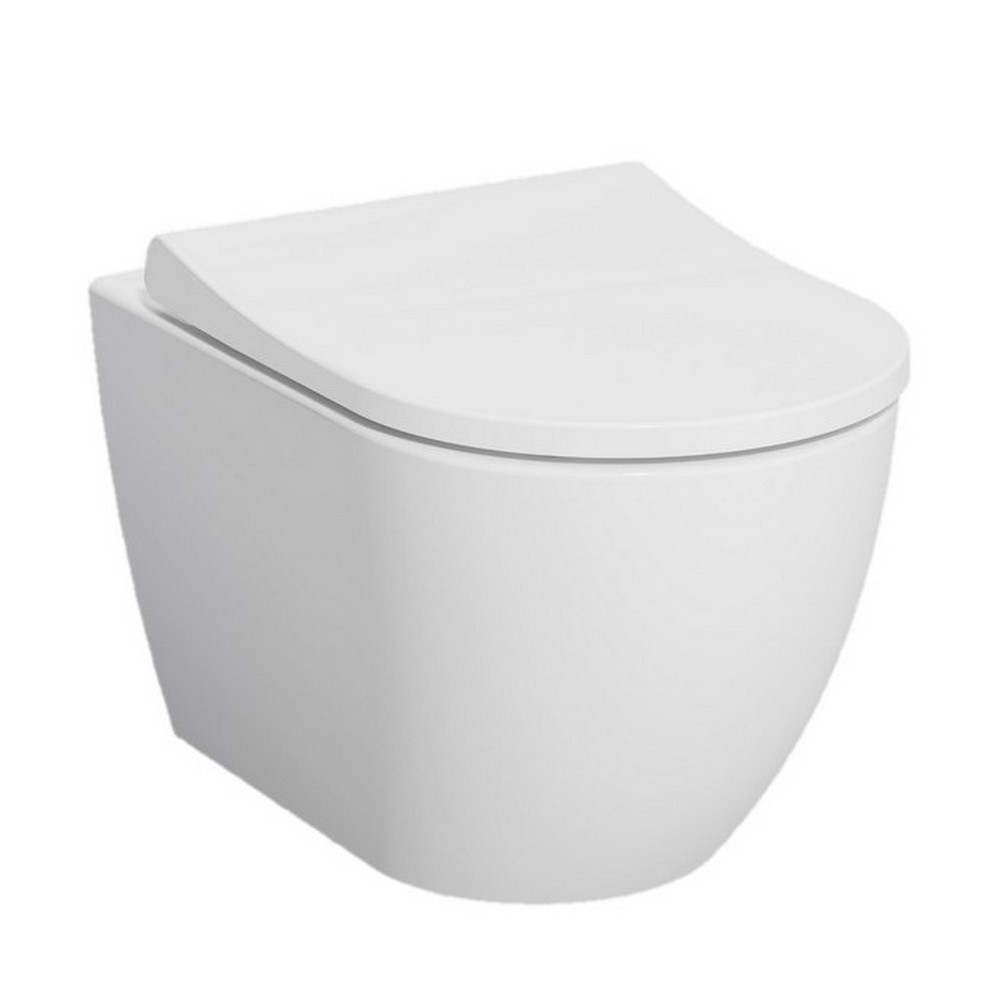 Kartell Eklipse Round Wall Hung Rimless WC Pan (1)