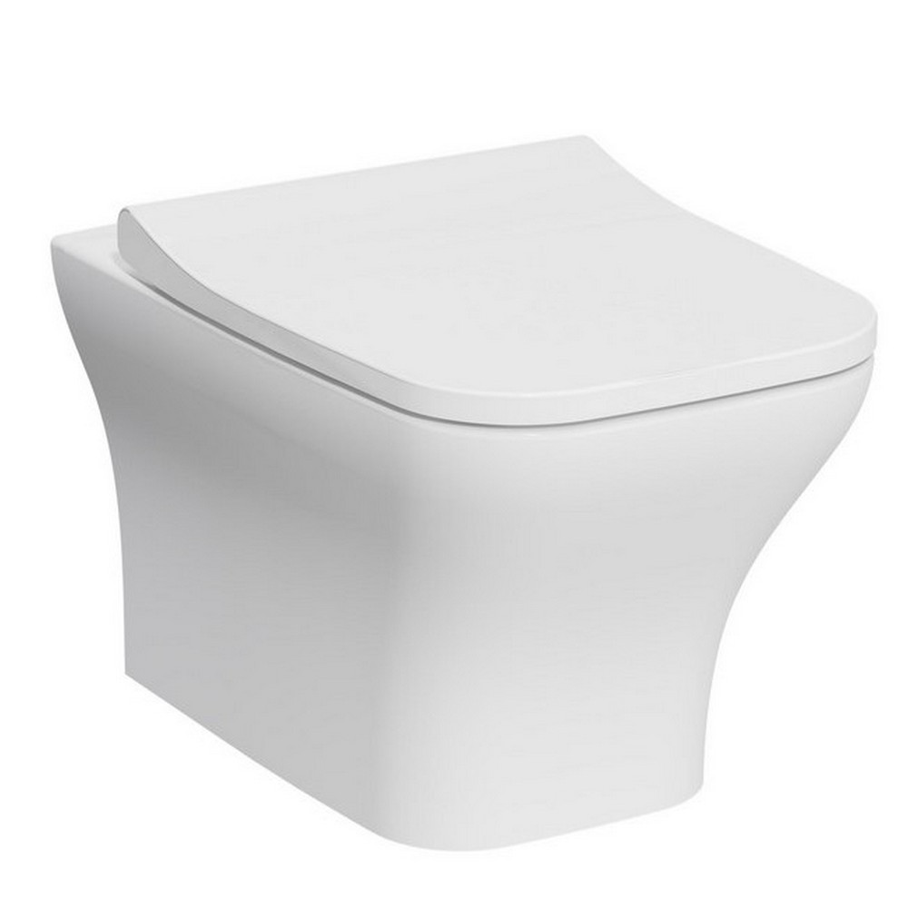 Kartell Eklipse Square Wall Hung Rimless WC Pan (1)