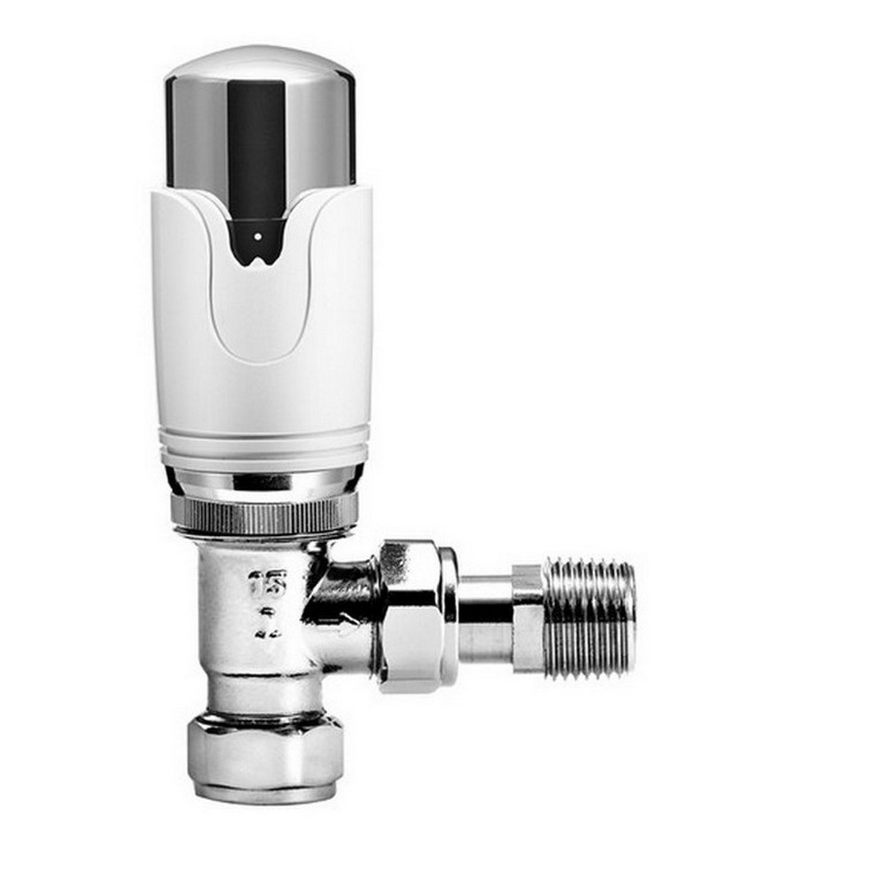Kartell K-Therm Refined Chrome Straight Thermostatic Valve