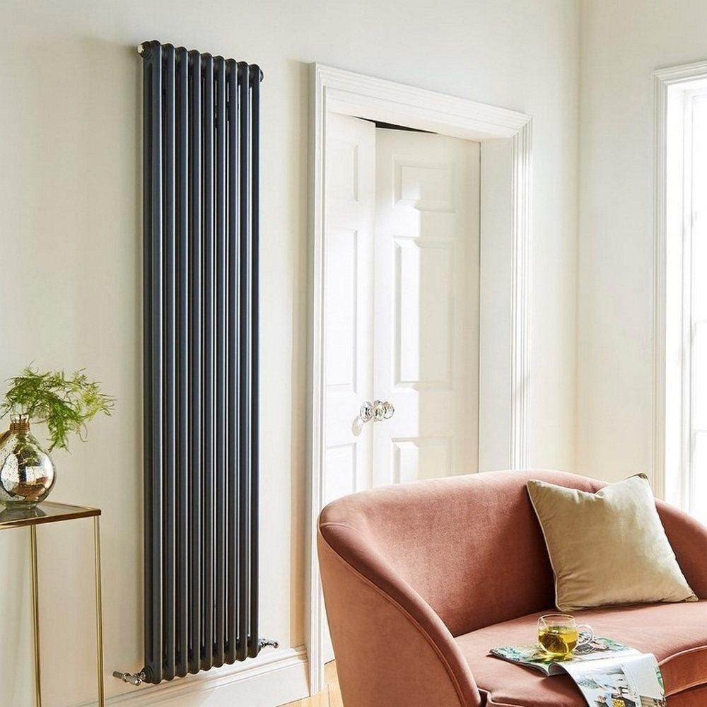 Kartell K Rad Laser Klassic 1800 x 335mm Anthracite 2 Column Vertical Radiator