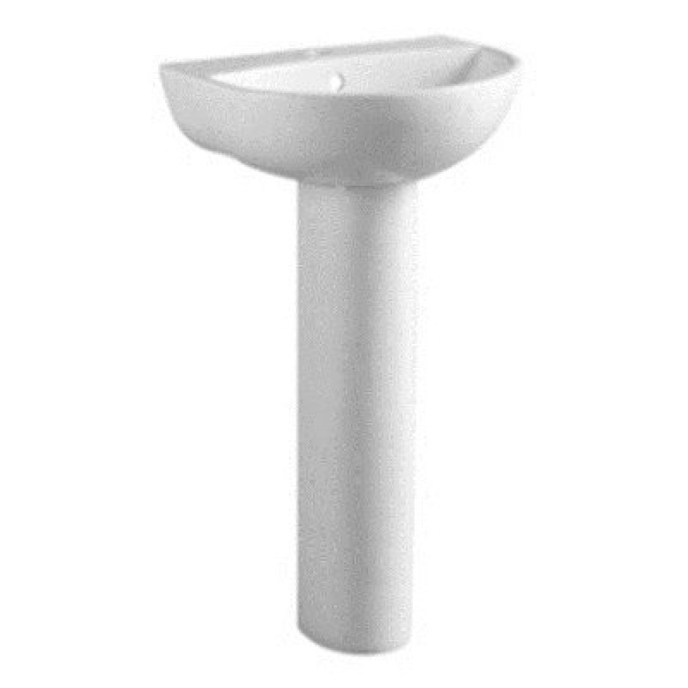 Kartell Kameo 500mm 1 Tap Hole Basin and Pedestal