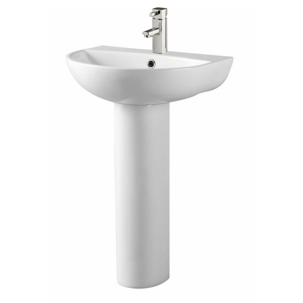 Kartell Kameo 550mm 1 Tap Hole Basin and Pedestal