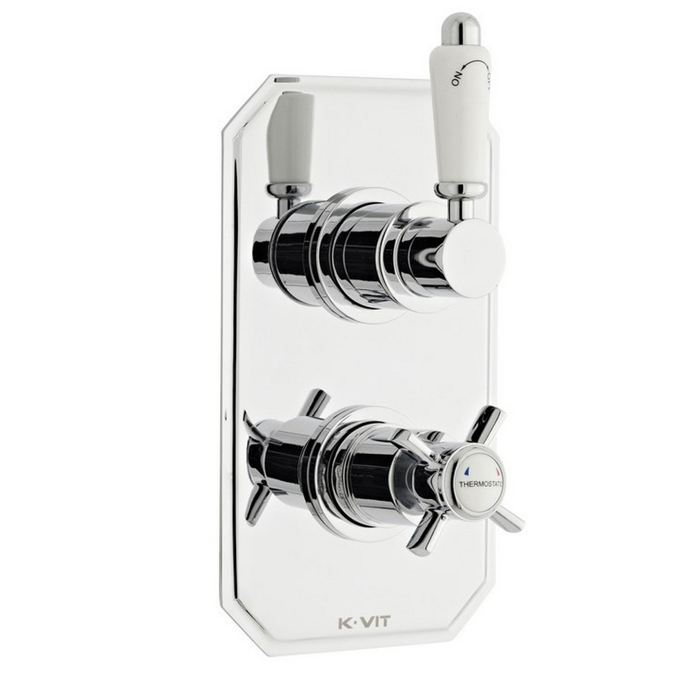 Kartell Klassique Concealed Thermostatic Shower Valve with Diverterq