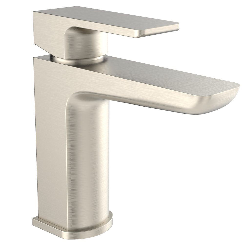 Kartell Kolt Brushed Nickel Mono Basin Mixer with Waste