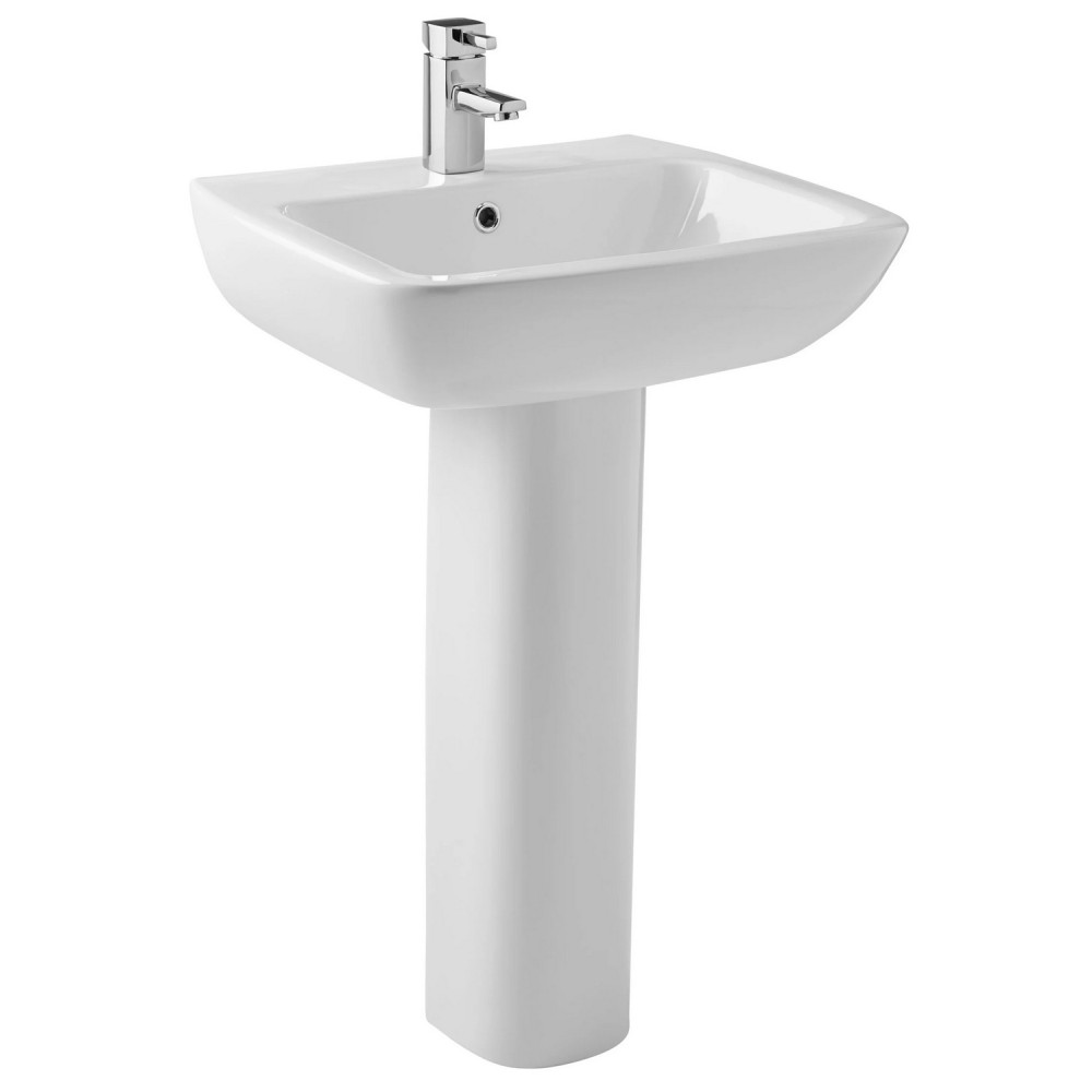 Kartell Korsika 1TH 550mm Basin and Pedestal
