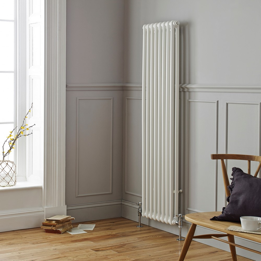 Kartell Laser Klassic 1800 x 335mm White 2 Column Radiator