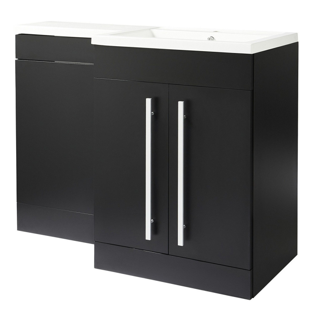 Kartell Matrix 2 Door L Shaped 1100mm Right Hand Furniture Pack in Black