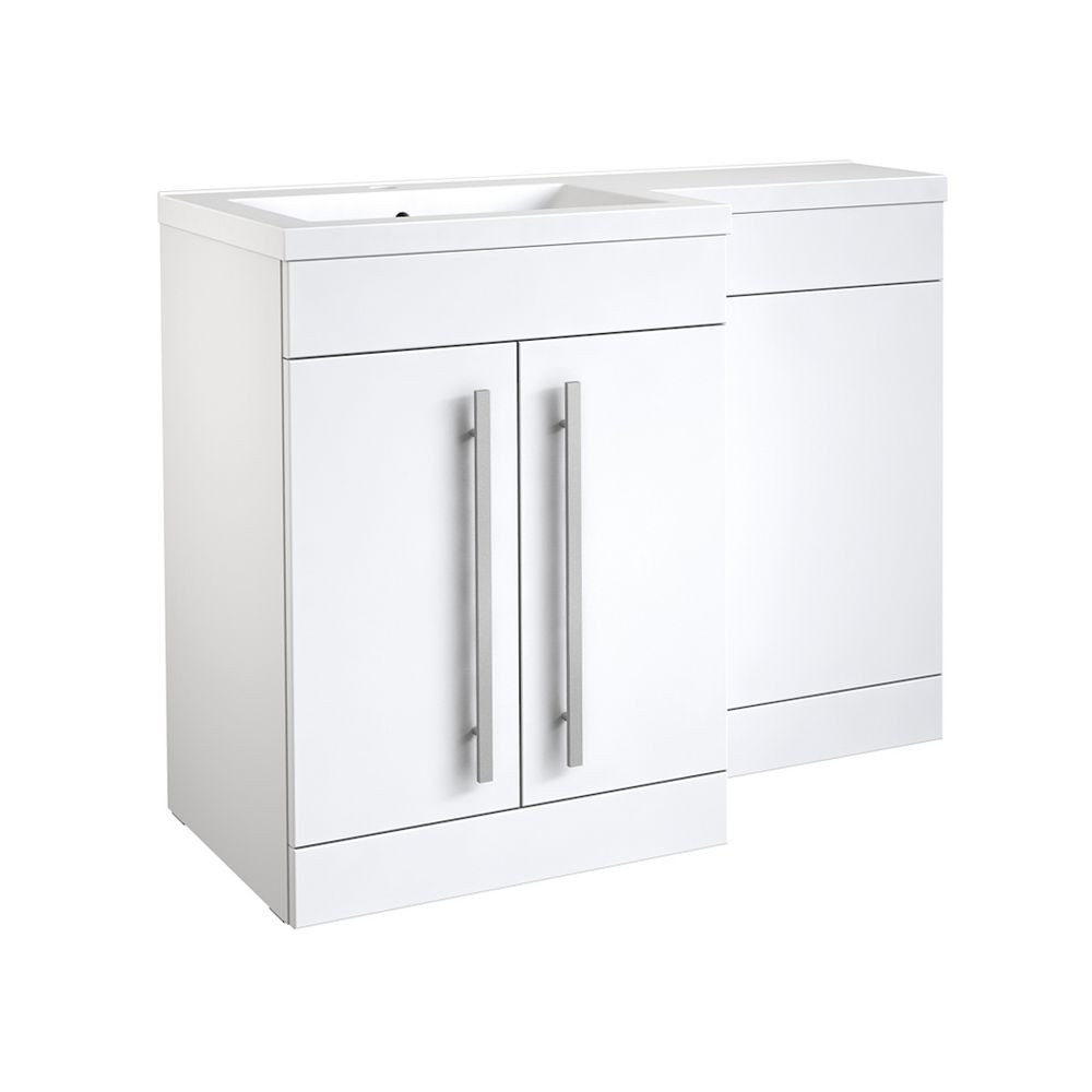 Kartell Matrix 2 Door L Shaped Furniture Pack 1100mm White LH