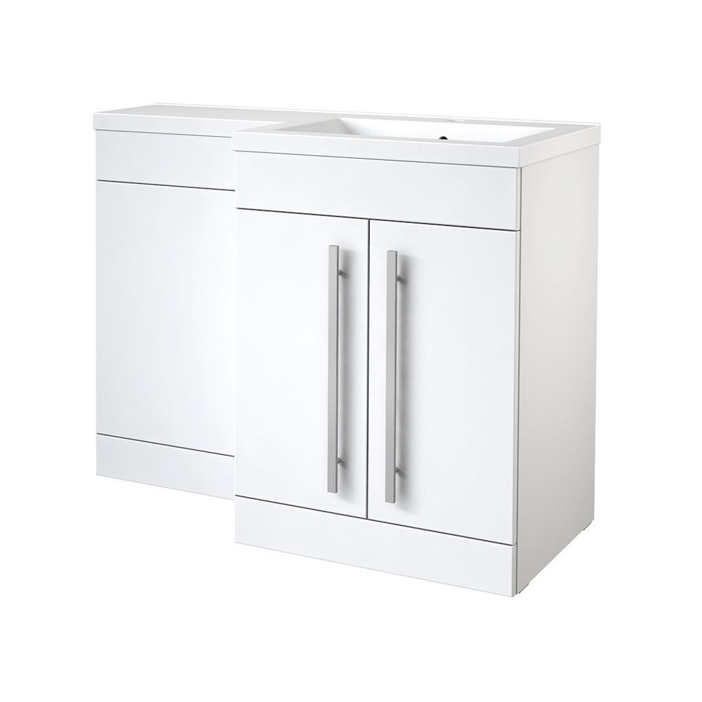 Kartell Matrix 2 Door L Shaped Furniture Pack 1100mm White RH