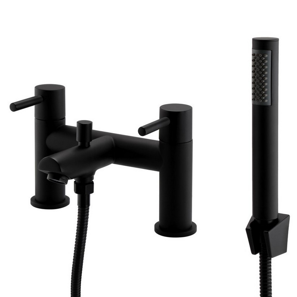 Kartell Nero Round Bath Shower Mixer