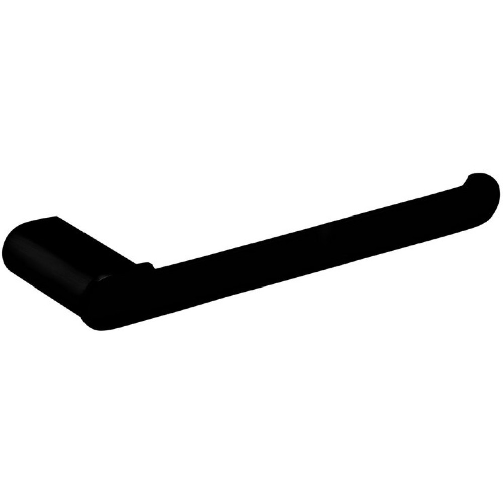 Kartell Nero Round Black Single Towel Rail