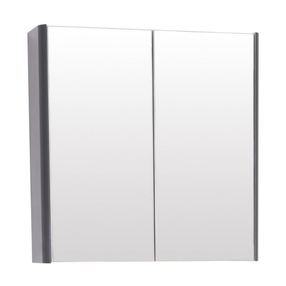 Kartell Options 24 600mm Matt Cool Grey Mirror Cabinet