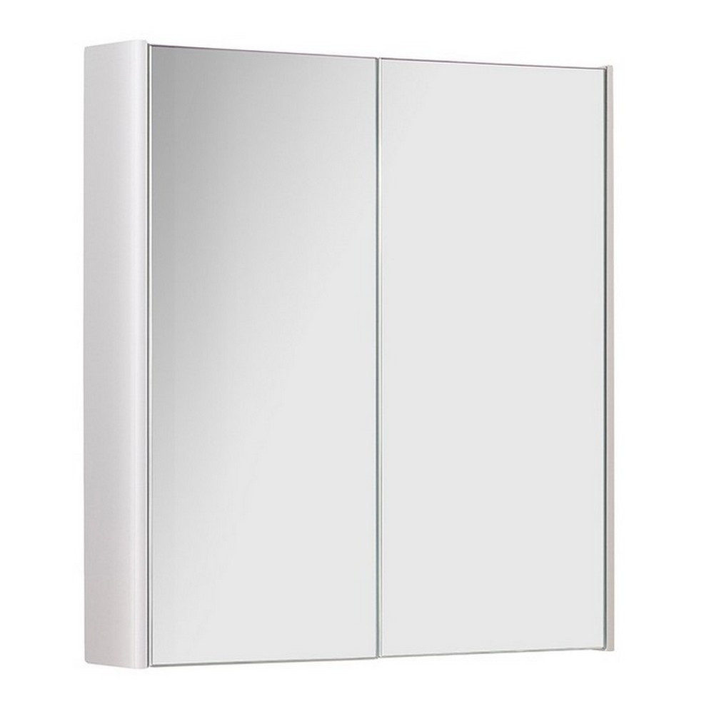 Kartell Options 500mm 2 Door Mirror Cabinet White (1)