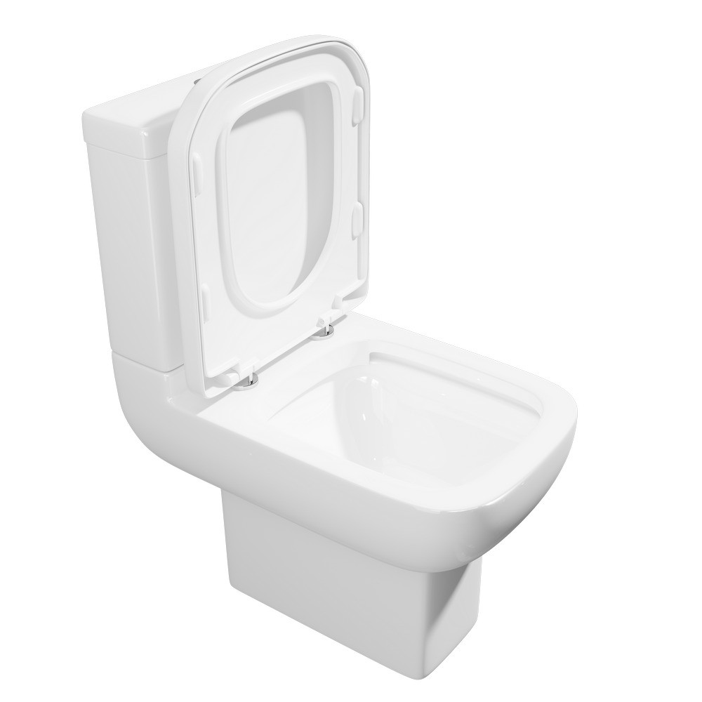Kartell Options 600 Close Coupled Rimless WC Pan with Cistern and Seat