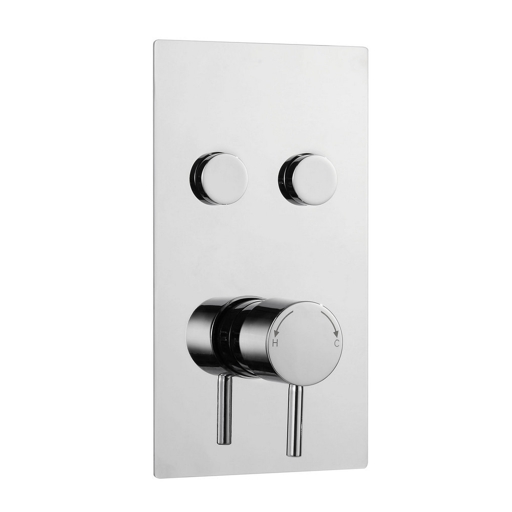 Kartell Plan Twin Push Button Concealed Thermostatic Valve