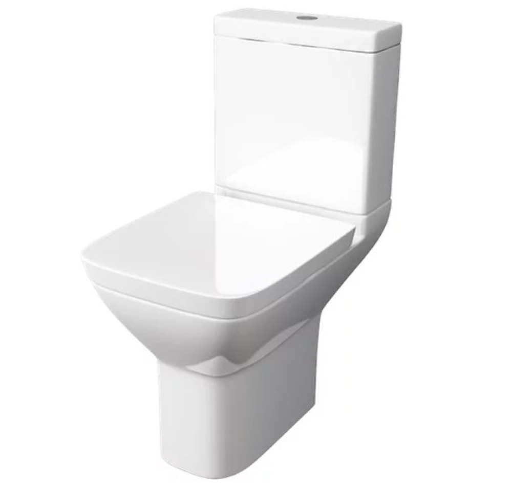 Kartell Project Square WC, Cistern and Soft Close Seat