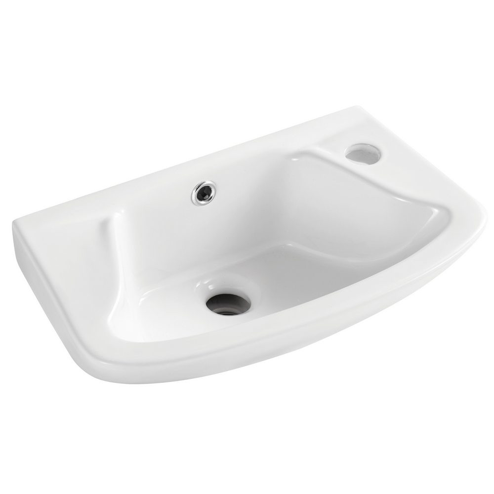 Kartell Proton 460mm 1TH Wall Hung Cloakroom Basin