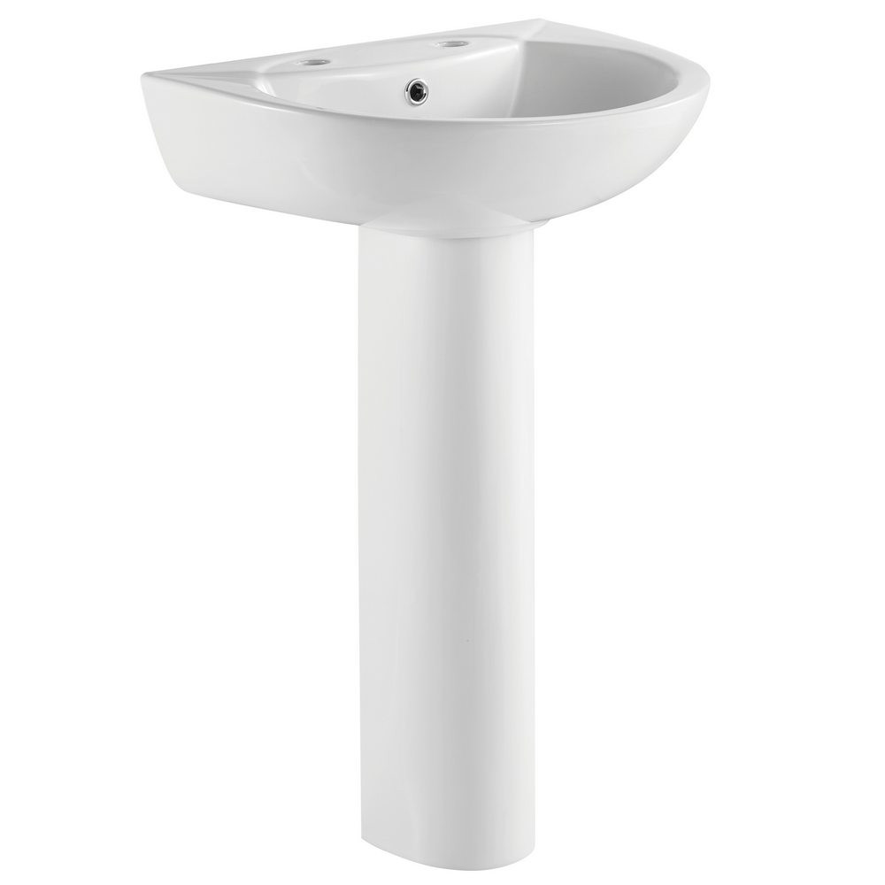 Kartell Proton 540mm 2TH Basin and Pedestal