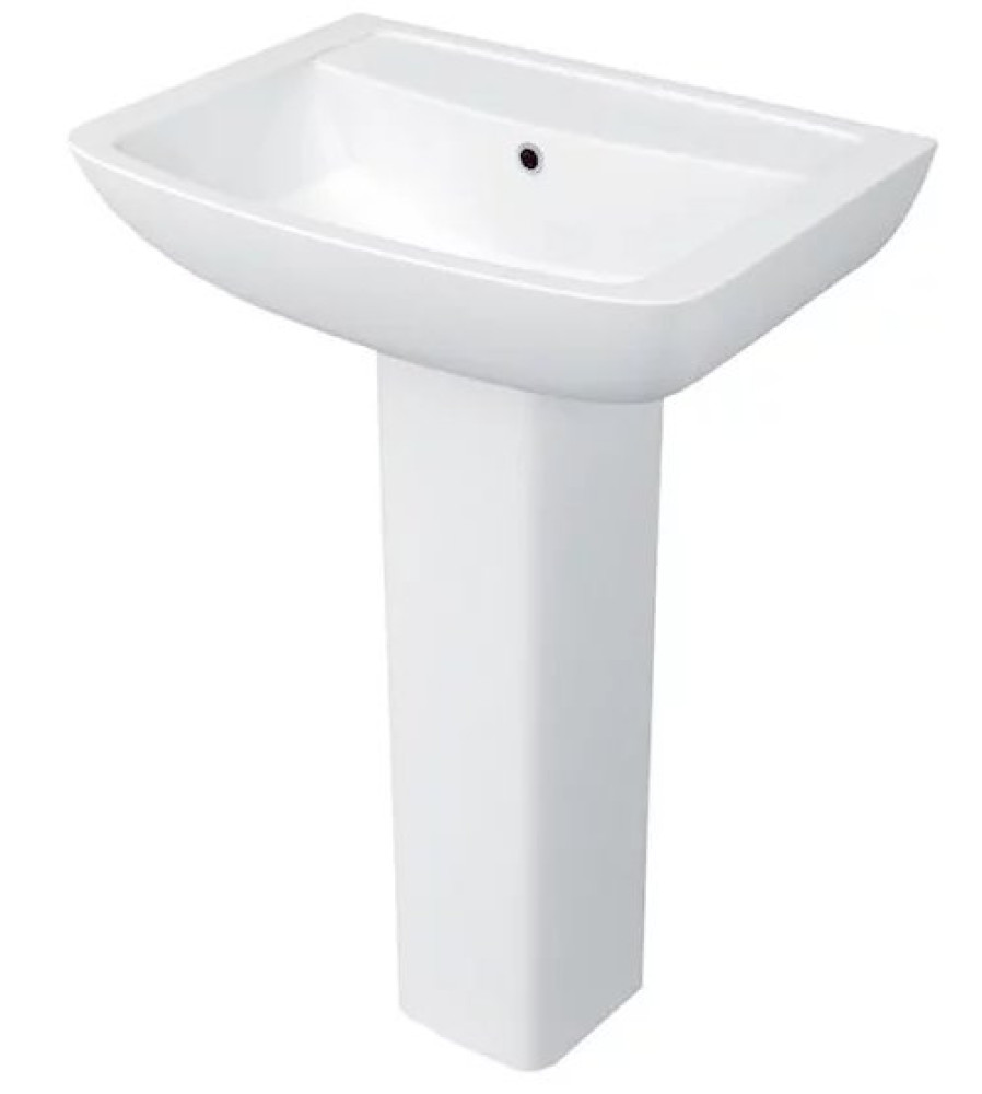 Kartell Pure 1TH 550mm Basin & Pedestal